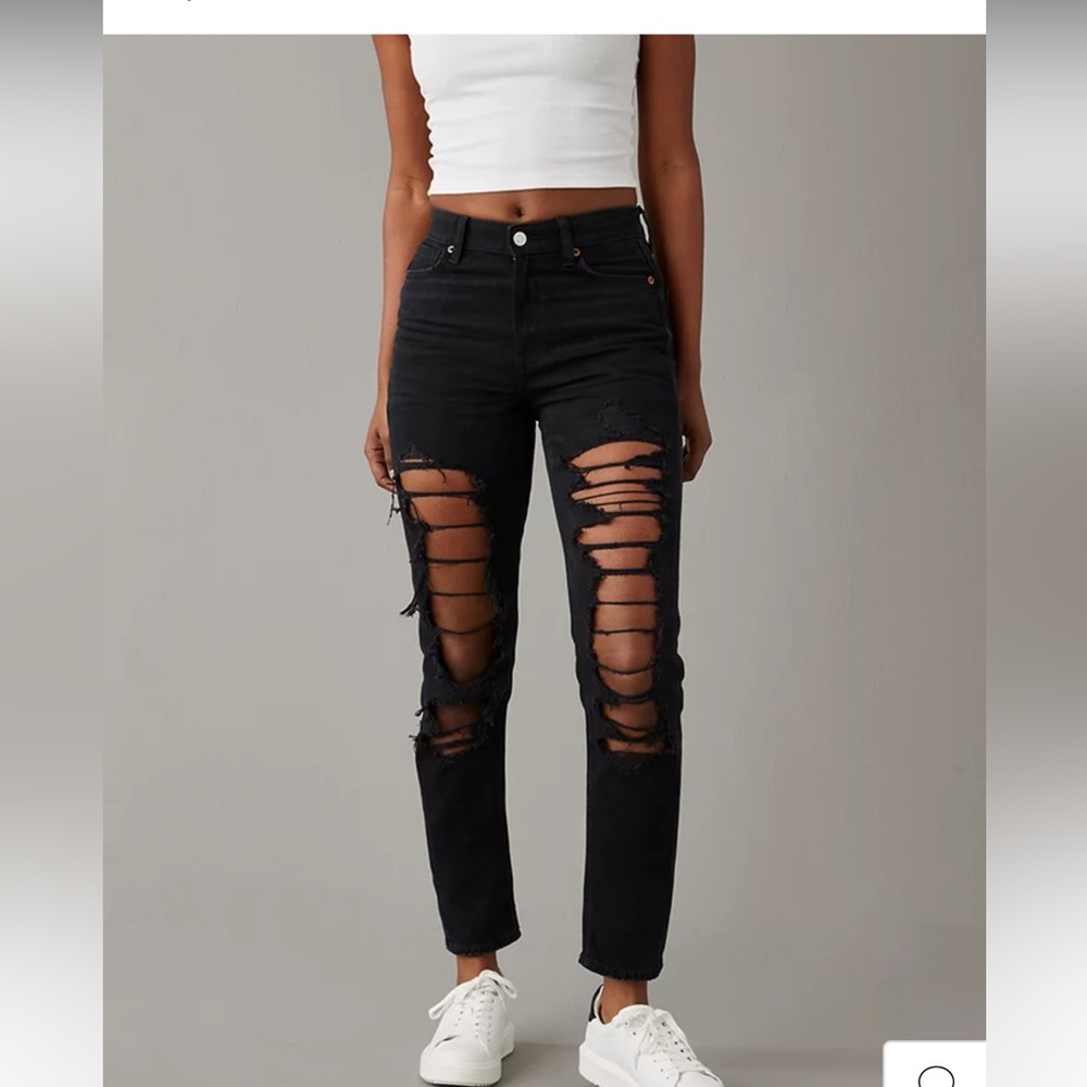 Ripped Mom Jean